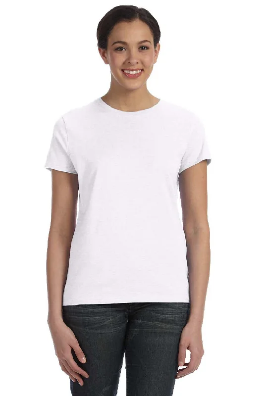 Hanes Womens Nano-T Short Sleeve Crewneck T-Shirt - White