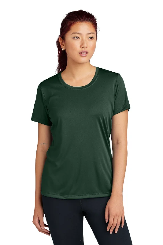 Sport-Tek Womens Competitor Moisture Wicking Short Sleeve Crewneck T-Shirt - Forest Green