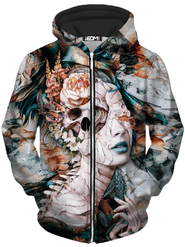 Queen Of Snakes Unisex Zip-Up Hoodie