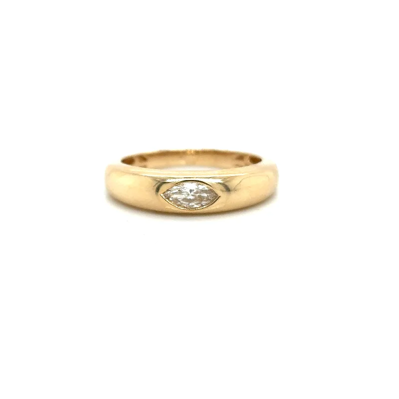 Celebrate Every Occasion With Sparkling Savings Bremer Jewelry Marquise Diamond Fashion Ring in 14K Yellow Gold (.22ctw)
