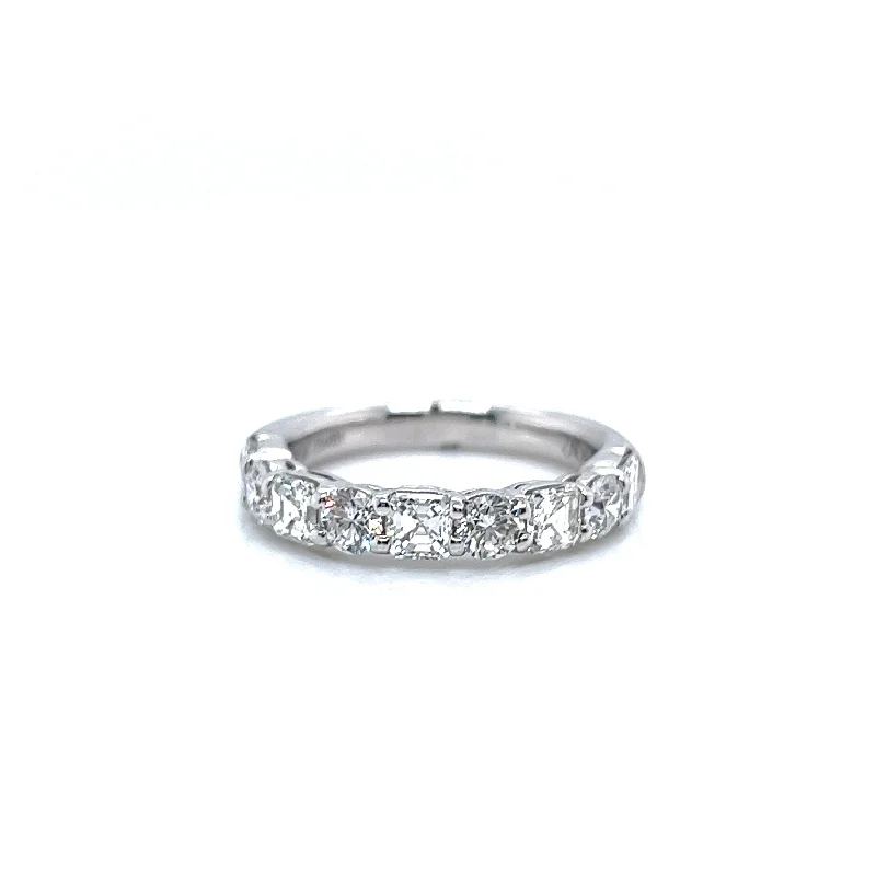 Last Chance To Shop High-End Jewelry At Markdown Prices JB Star Fancy Diamond Half Anniversary Fashion Ring in 950 White Platinum (1.70ctw)
