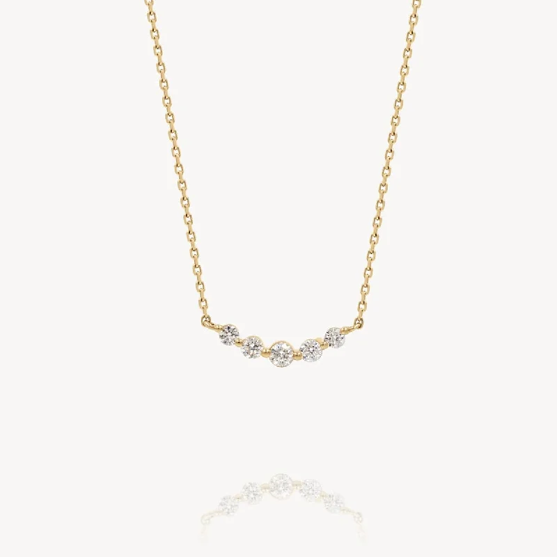 Elegant Jewelry At Unbeatable Offers – Shop Before It's Gone Petite Diamond Arch Necklace