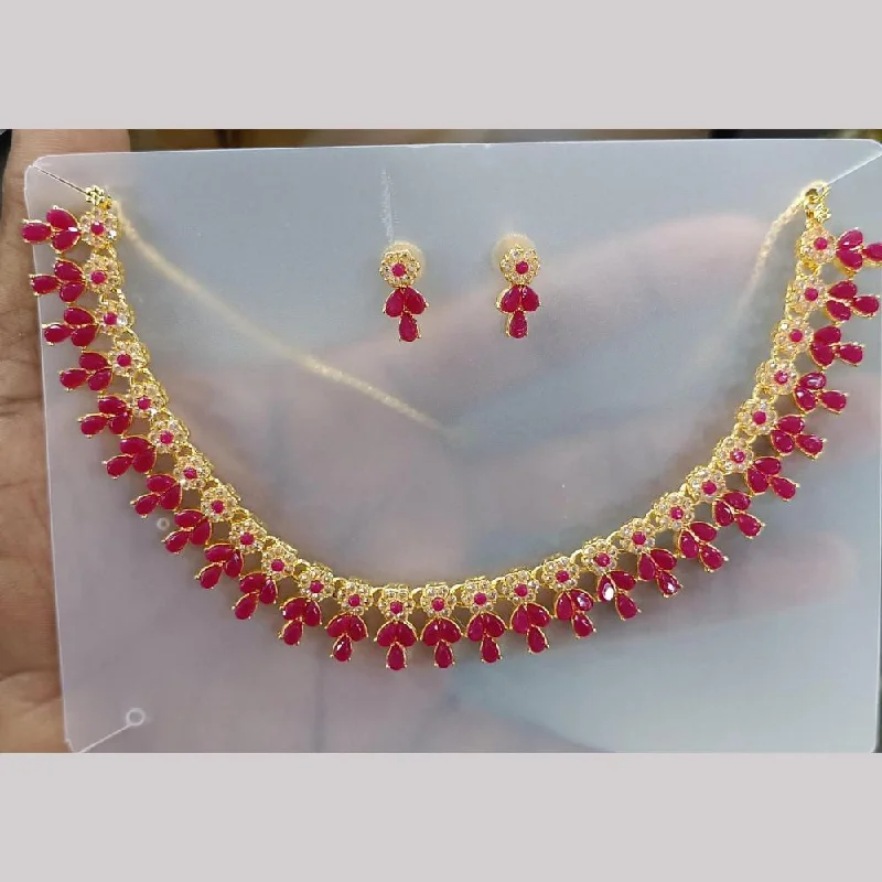 Timeless Beauty, Unbeatable Deals – Jewelry Sale On Rani Sati Jewels Gold Plated Austrian Stone Necklace Set