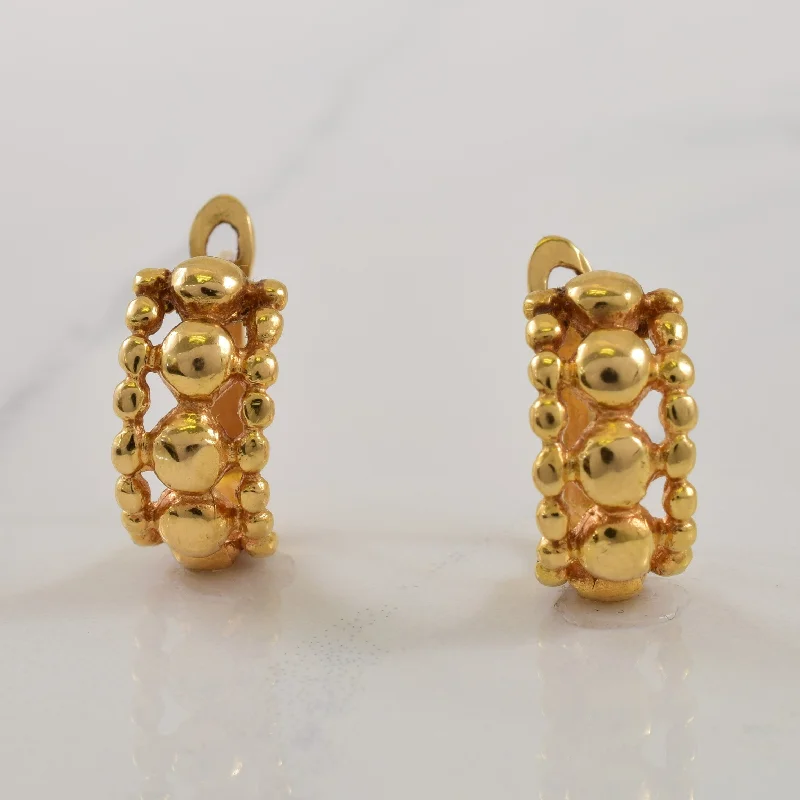Discover Unique Jewelry With Special Limited-Time Offers 18k Yellow Gold Huggie Earrings |