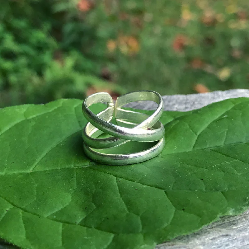 Personalized Jewelry Sale – Unique Gifts At Low Prices Criss Cross Ring - Silver, India